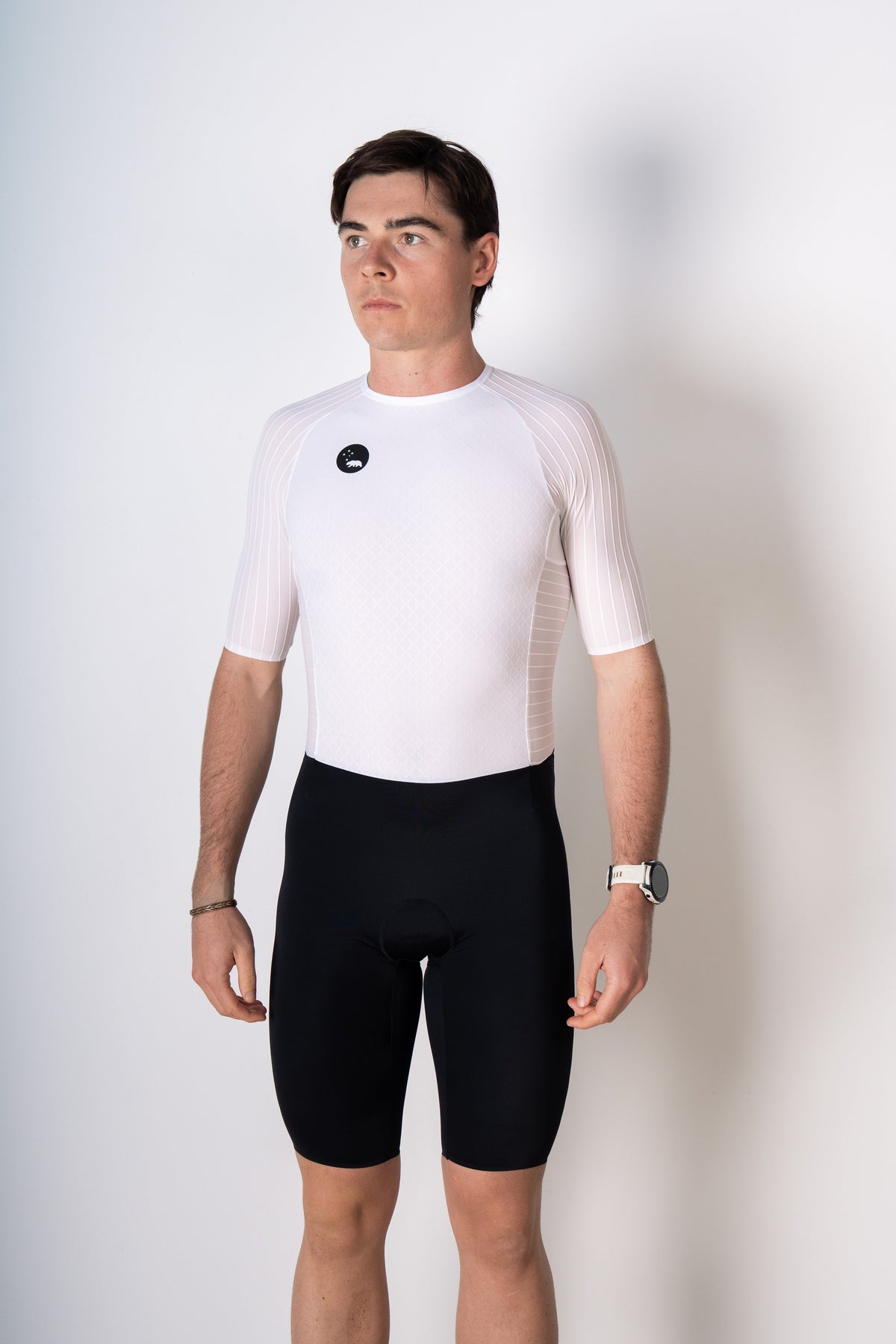 Men's Wilde Racer Tri Suit - White