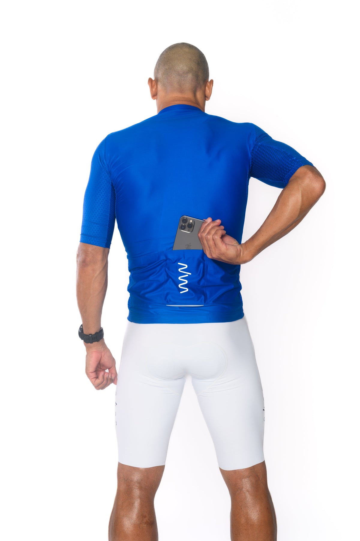 Men's LUCEO Hex Racer Cycling Jersey - Ultramarine
