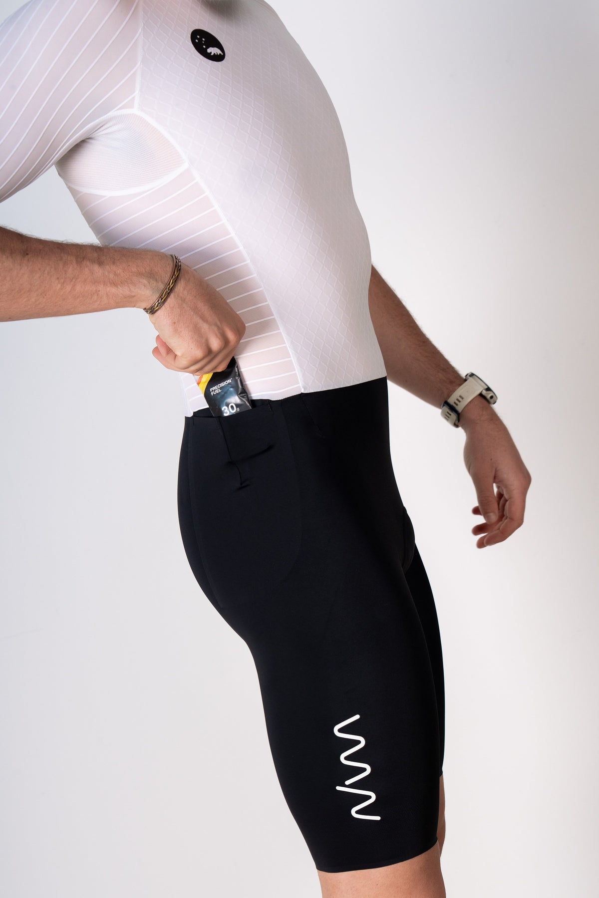 Men's Wilde Racer Tri Suit - White